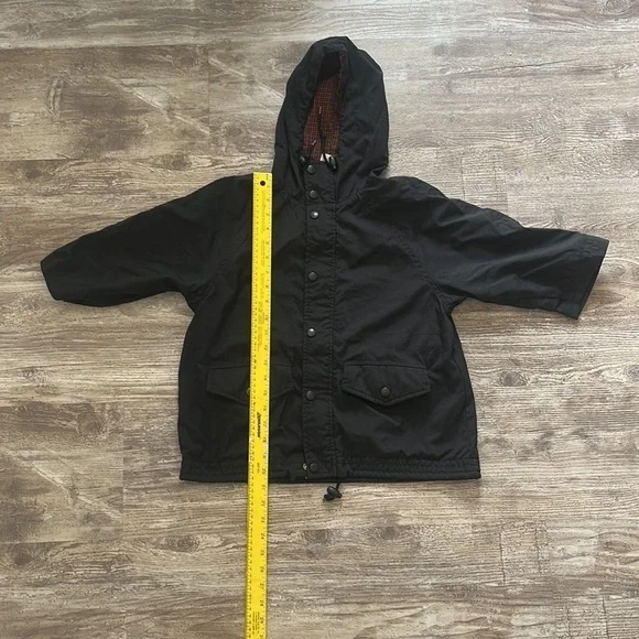 Hanna Andersson Boys Zip Spring Jacket Small Stain Size 2 4-5 - Picture 2 of 5